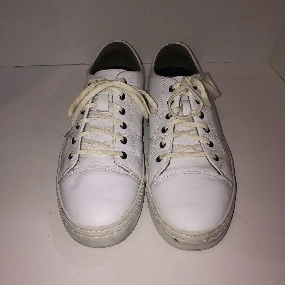 Cole Haan Mens Size 10 M White Grand OS Lace Up Low Top Casual Shoes Sneakers
